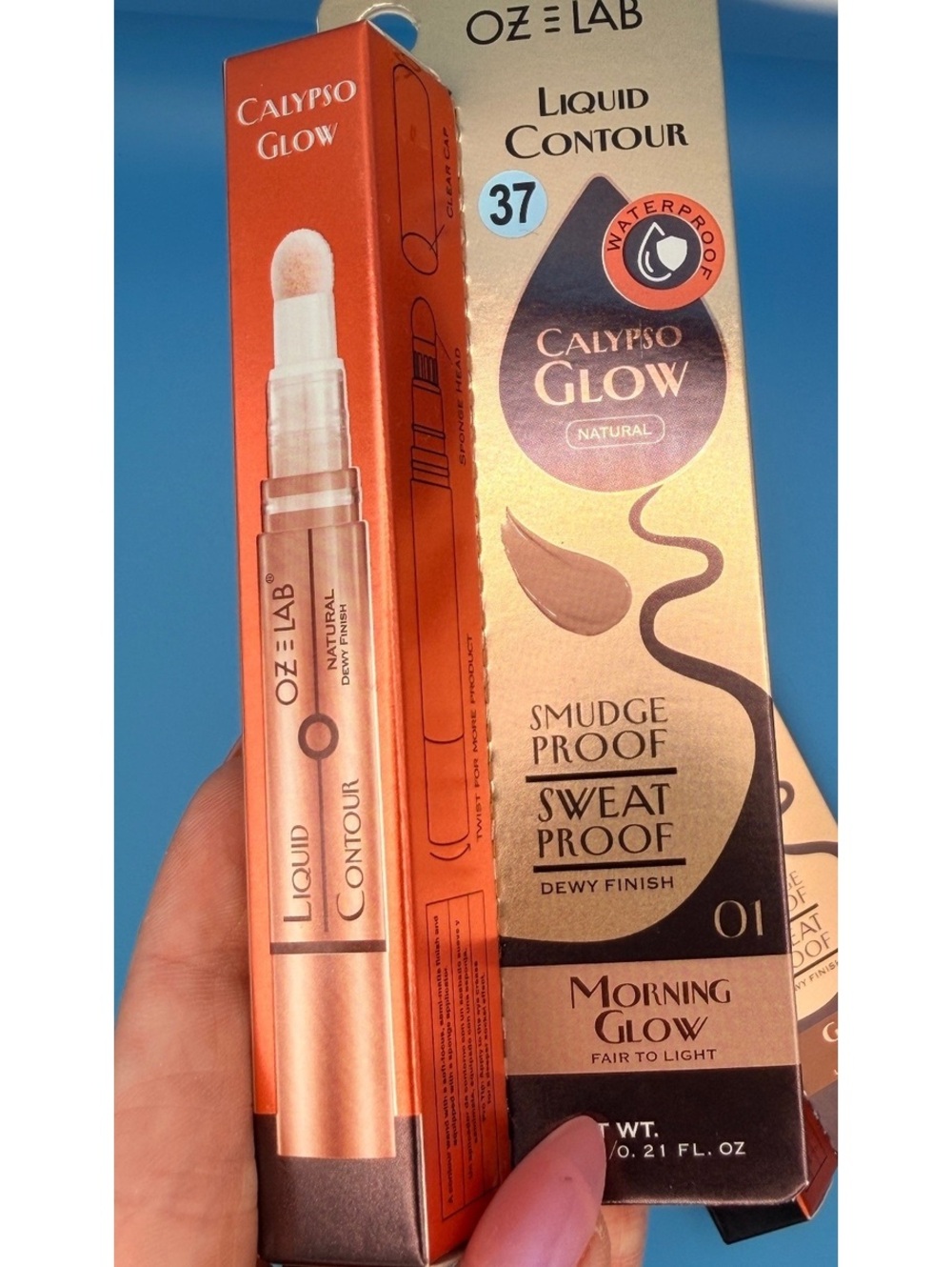 OZELAB Calypso Glow Liquid Contour 37 Morning Glow Waterproof